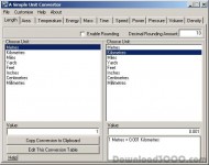 A Simple Unit Converter screenshot